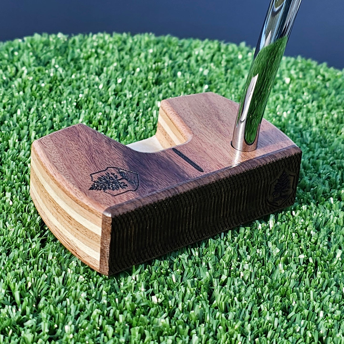 Bolivian Rosewood and multiwood body Woodrich Regal wood putter