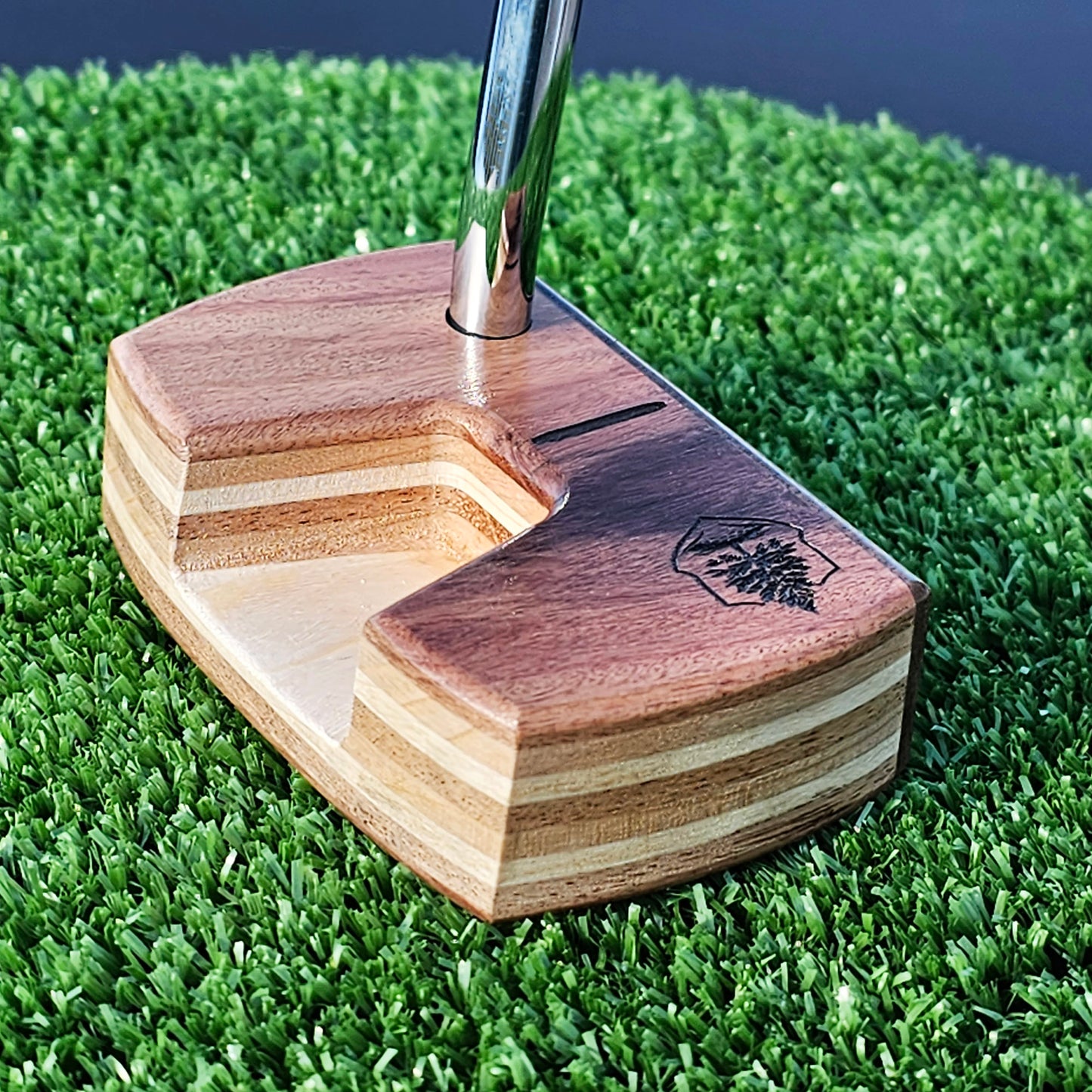 Bolivian Rosewood and multiwood body Woodrich Regal wood putter