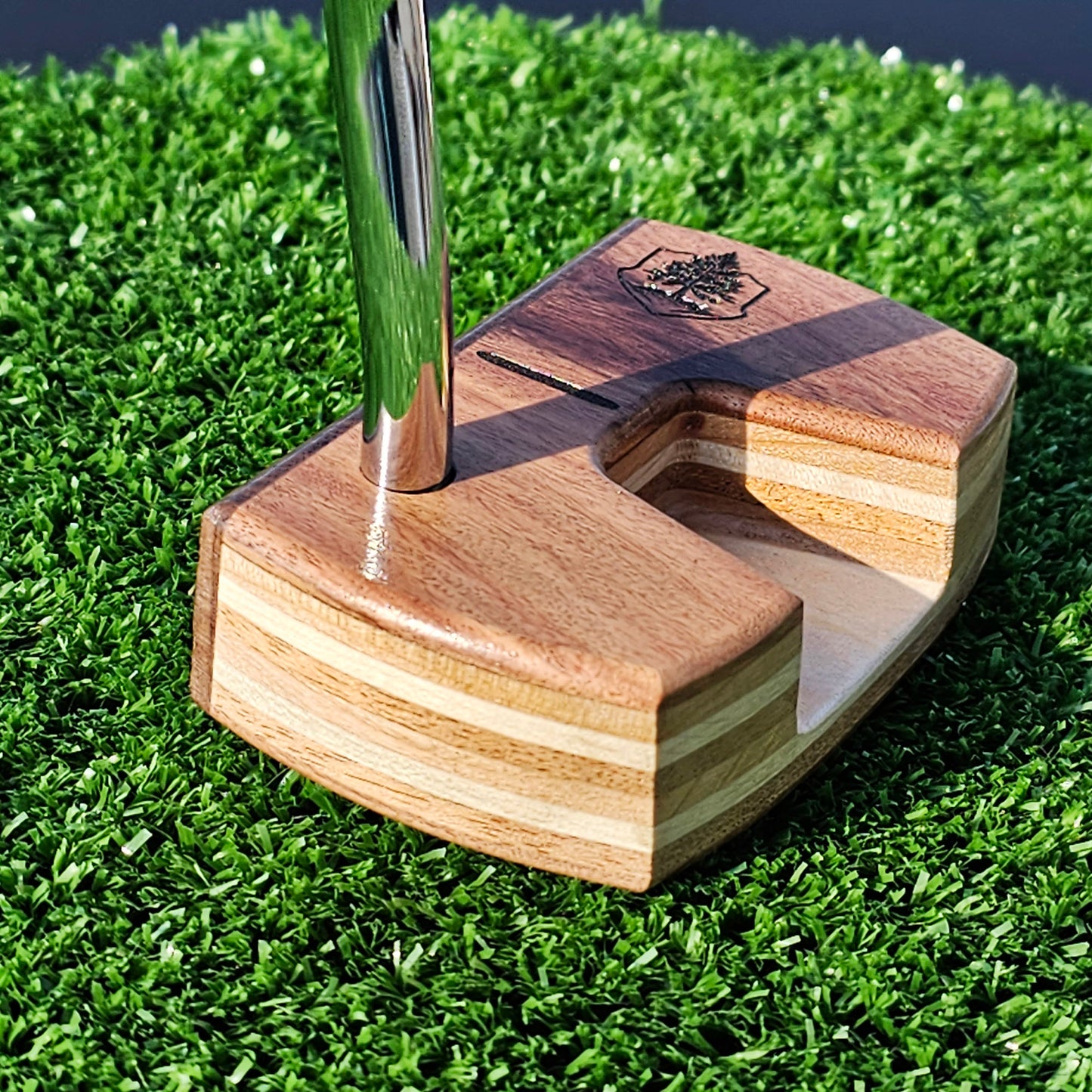 Bolivian Rosewood and multiwood body Woodrich Regal wood putter