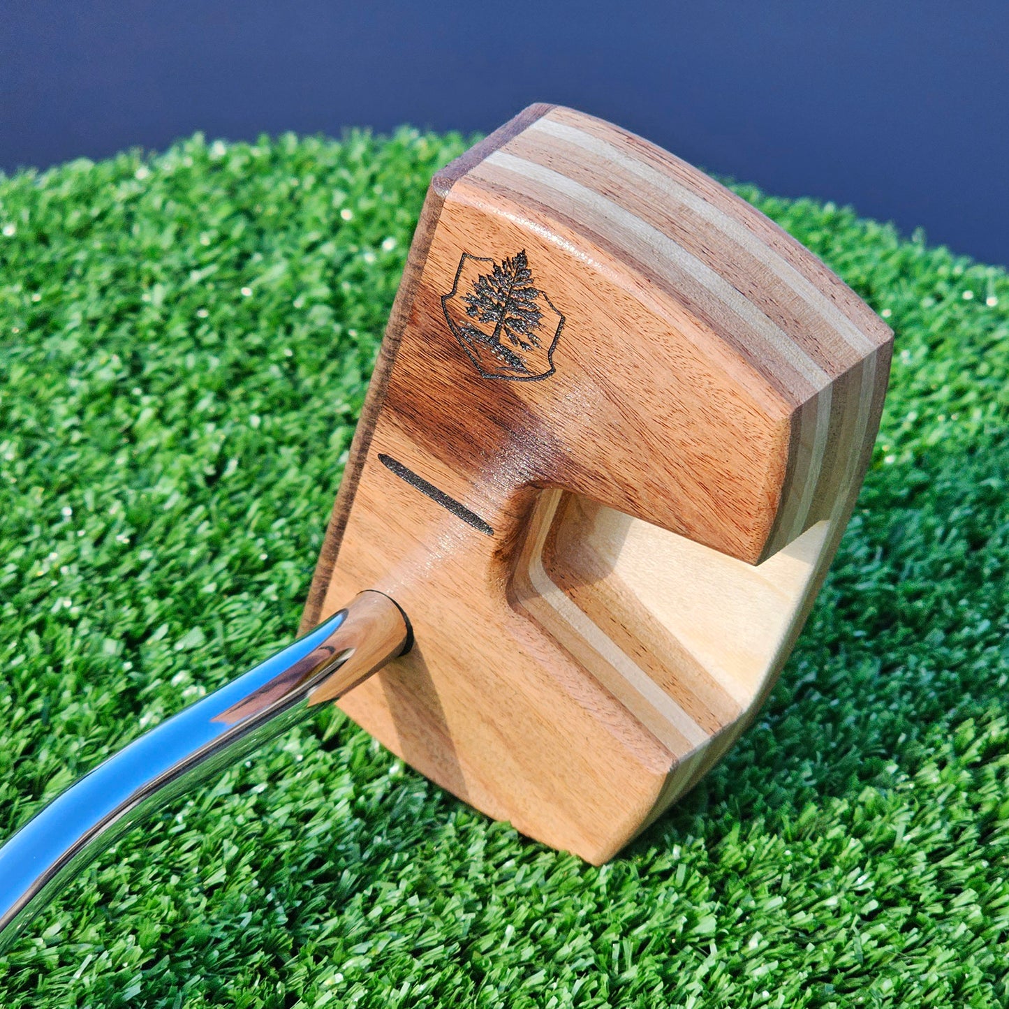 Bolivian Rosewood and multiwood body Woodrich Regal wood putter