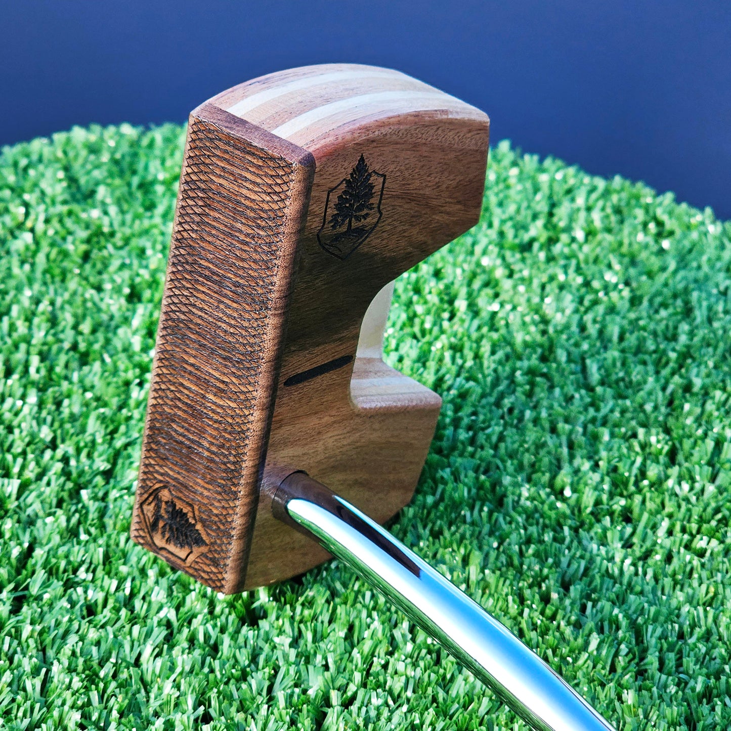 Bolivian Rosewood and multiwood body Woodrich Regal wood putter