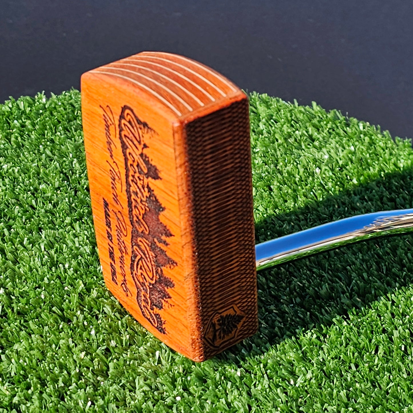 Padauk wood with Maple body plies Woodrich Regal wood putter