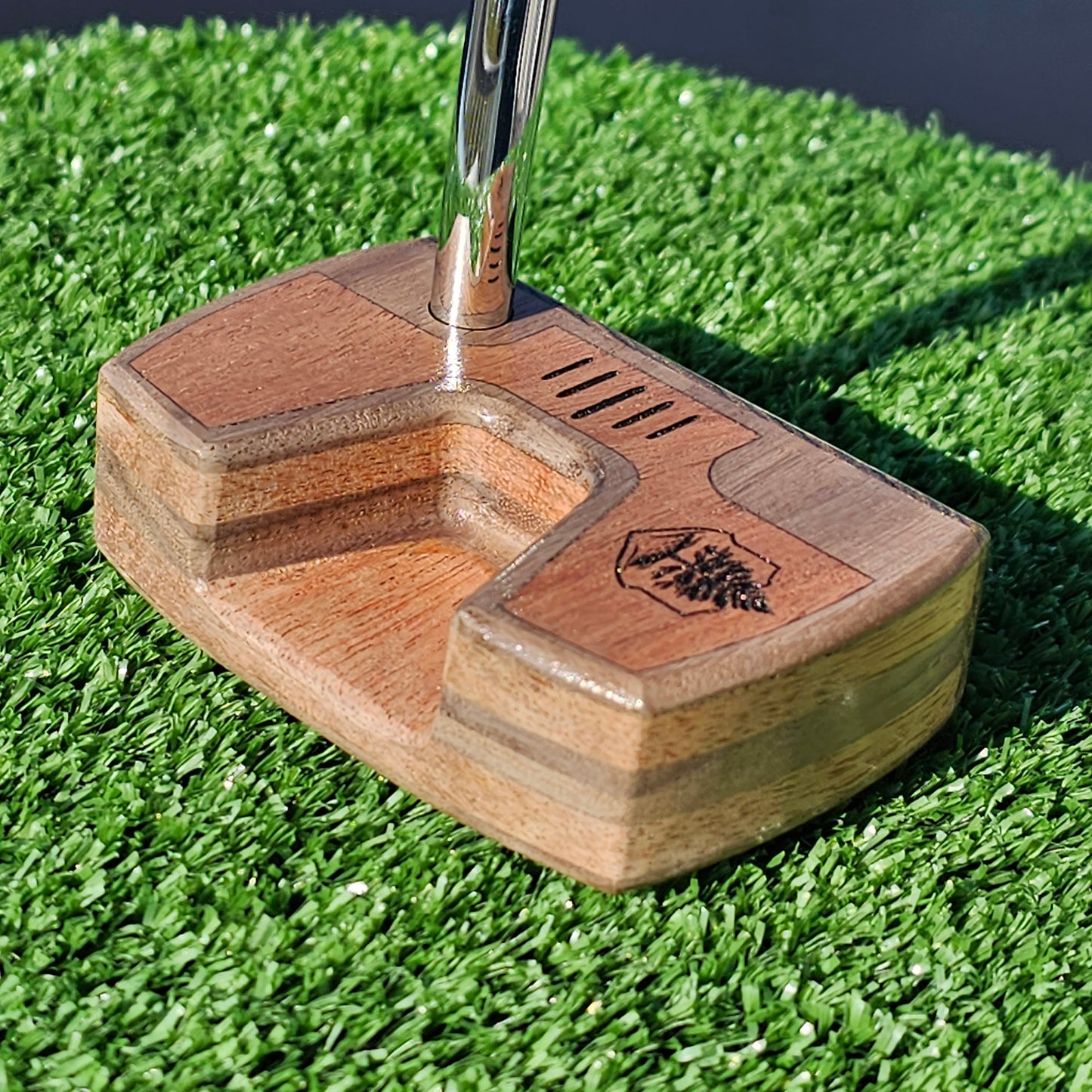 Walnut wood Mahogany Lacewood Woodrich Regal wood putter