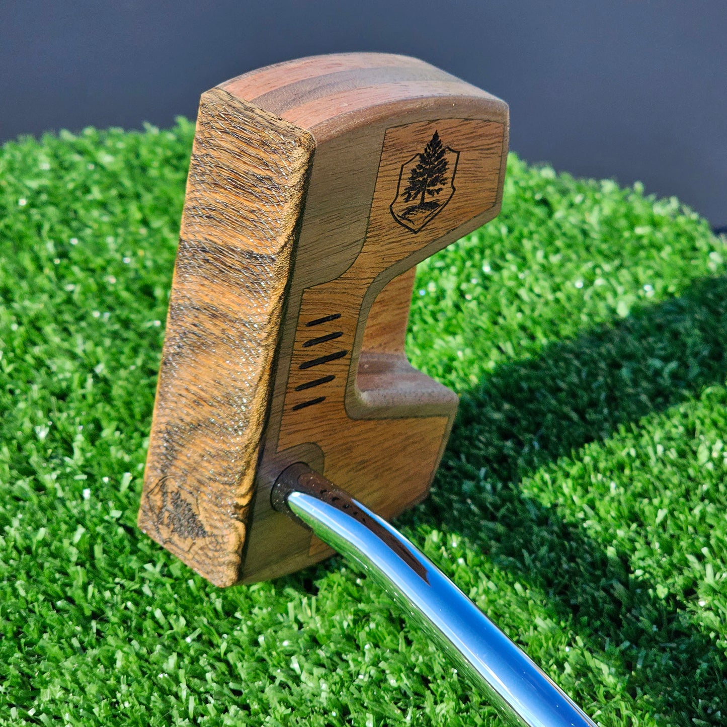 Walnut wood Mahogany Lacewood Woodrich Regal wood putter