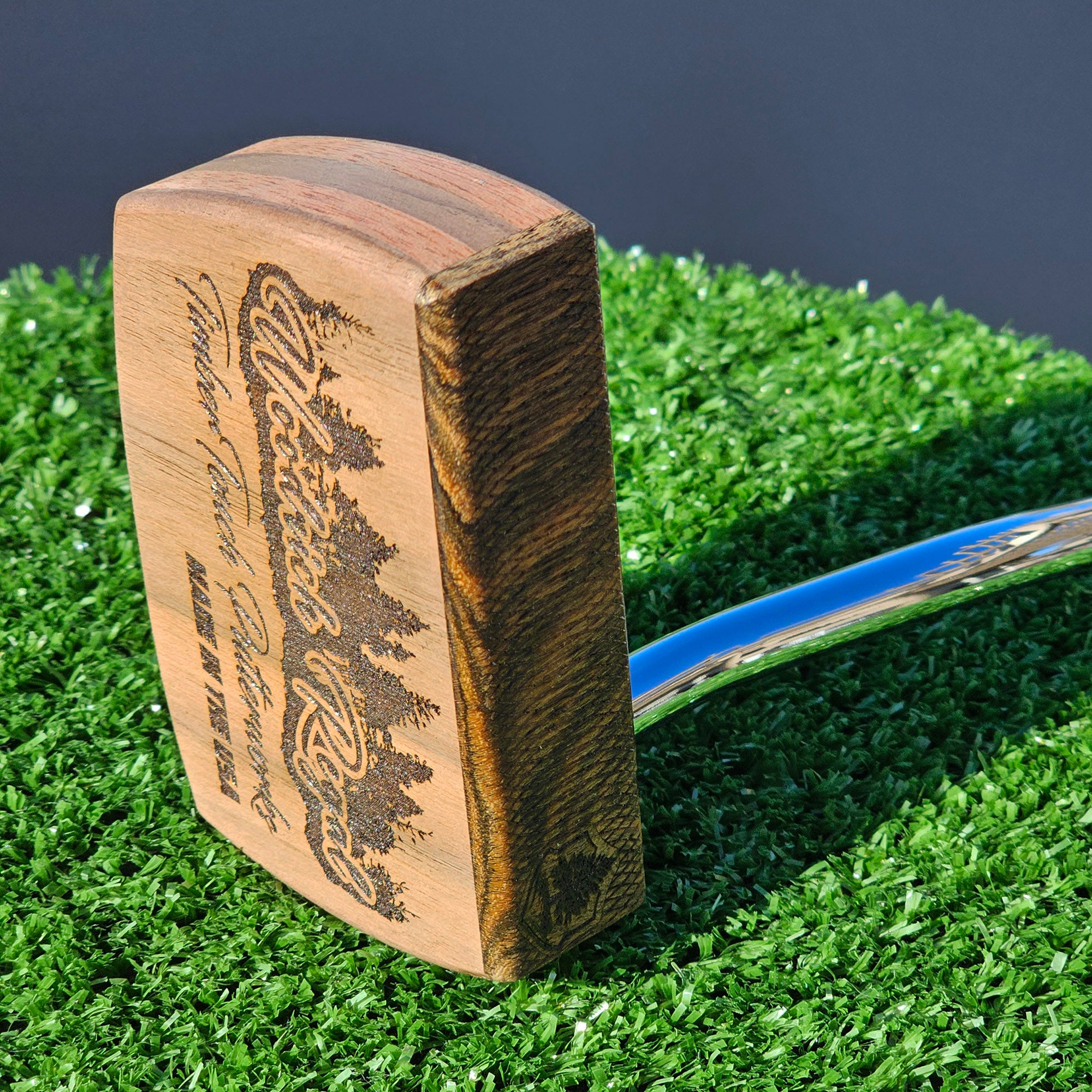 Walnut wood Mahogany Lacewood Woodrich Regal wood putter