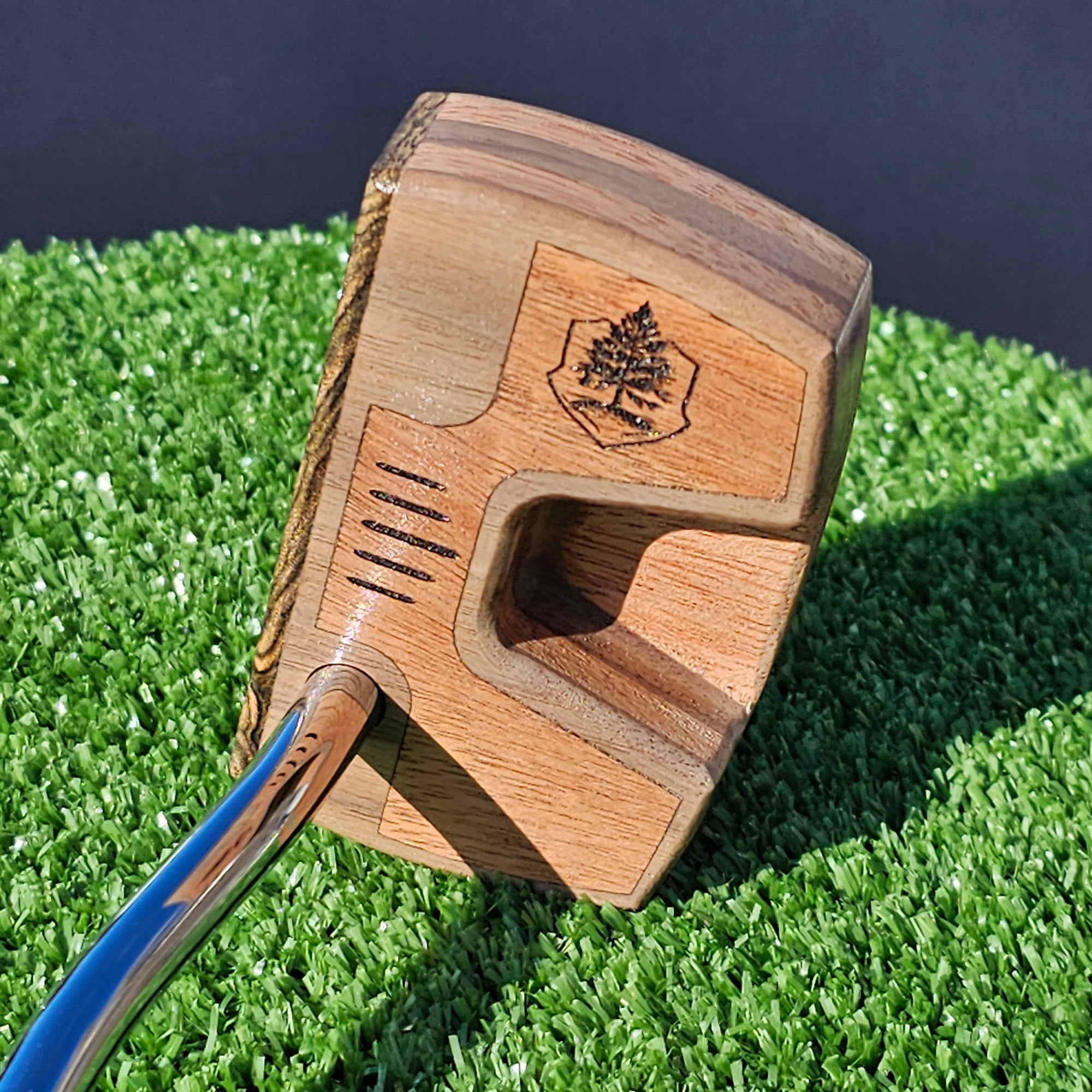 Walnut wood Mahogany Lacewood Woodrich Regal wood putter