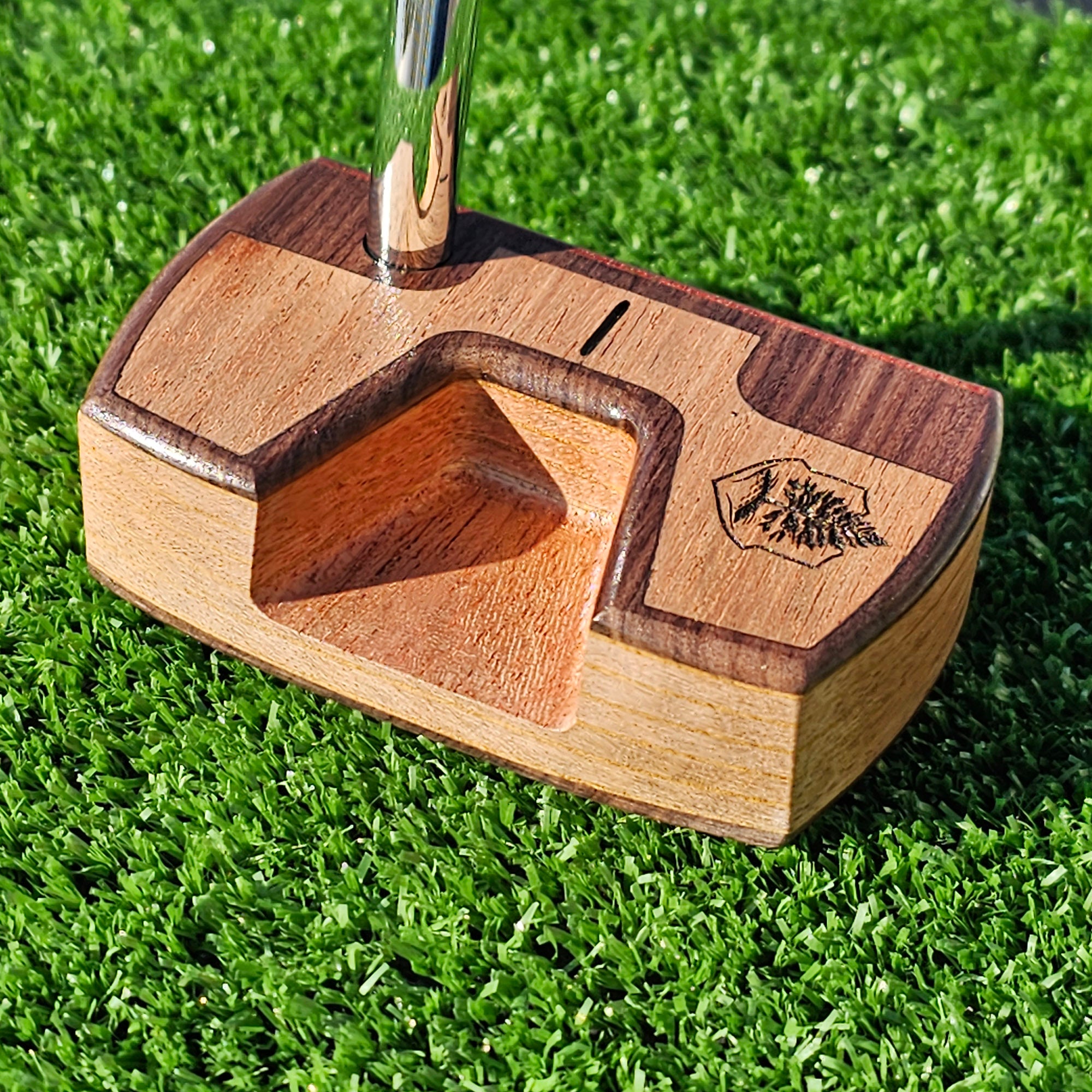 Rosewood and Walnut Woodrich Regal putter