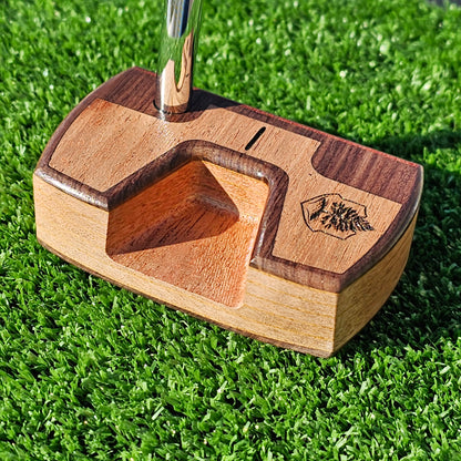 Rosewood and Walnut Woodrich Regal putter