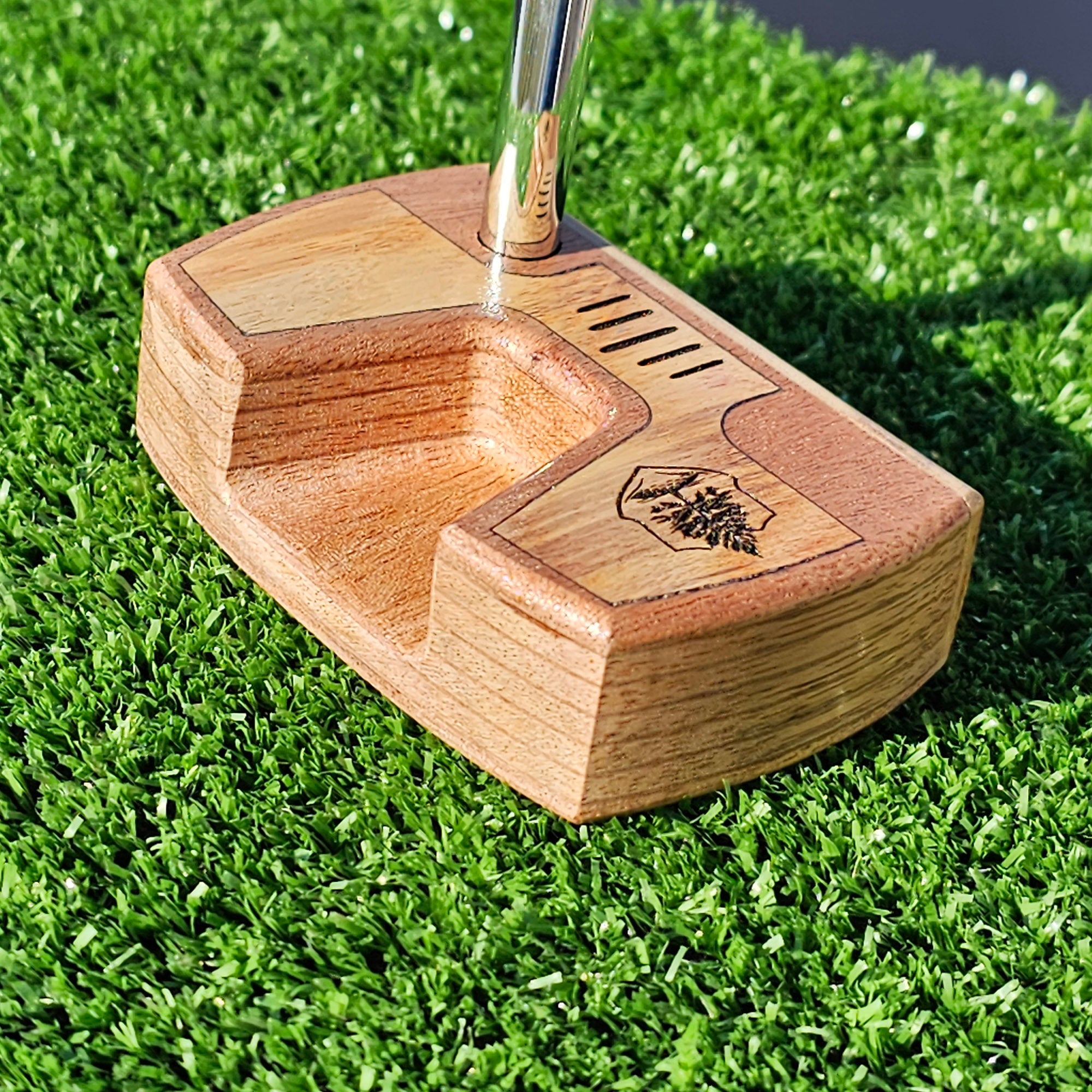 Custom Wooden Putter - deals Green Eagle