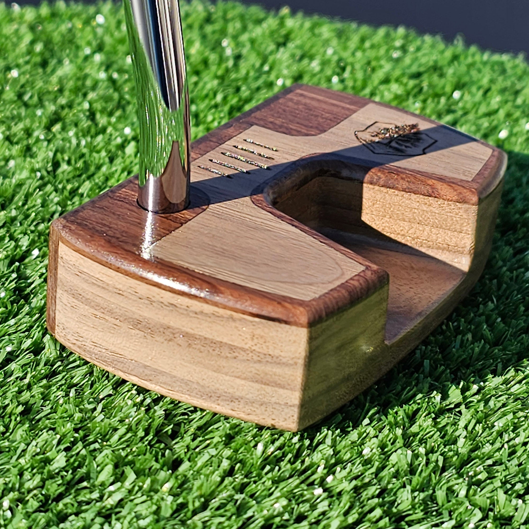 Bolivian Rosewood Bloodwood and Walnut wood Woodrich Regal wood putter