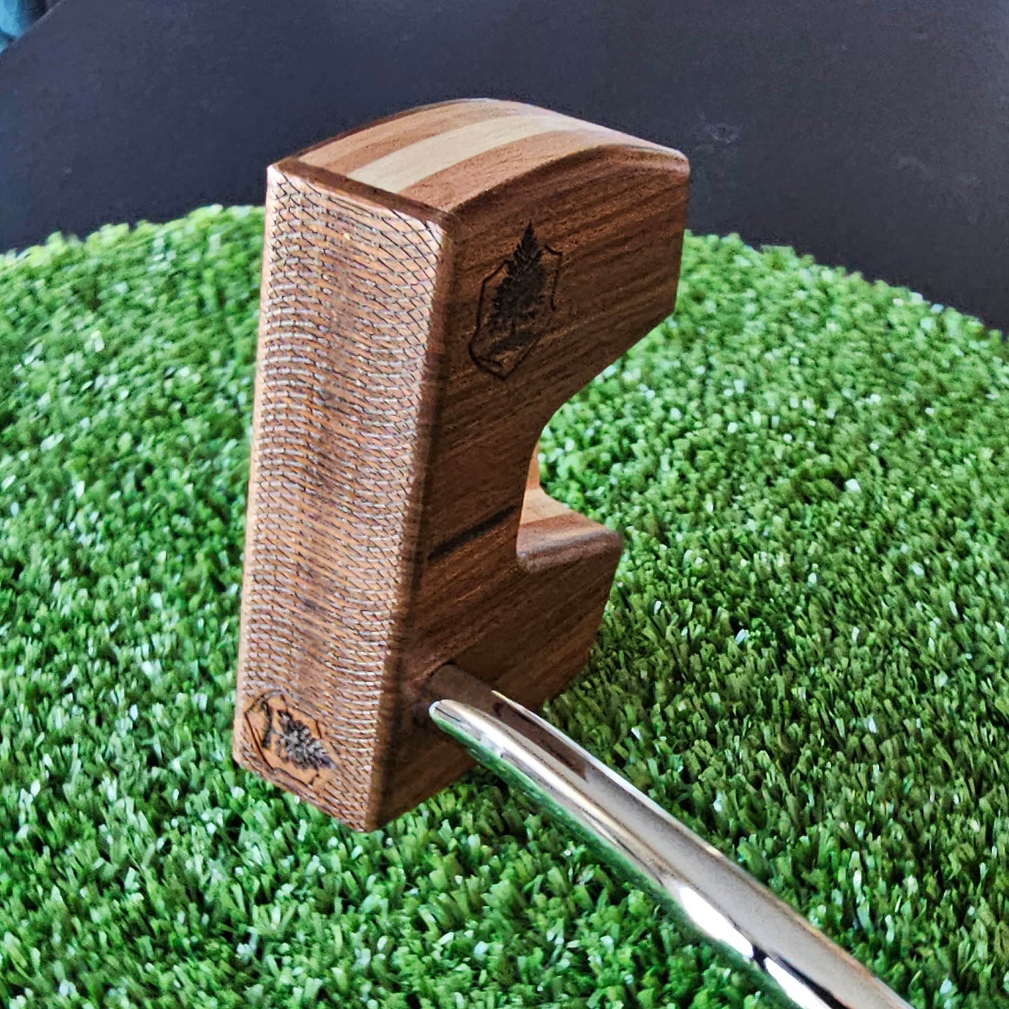 Bolivian Rosewood Red Cedar and Maple Woodrich Regal wood putter