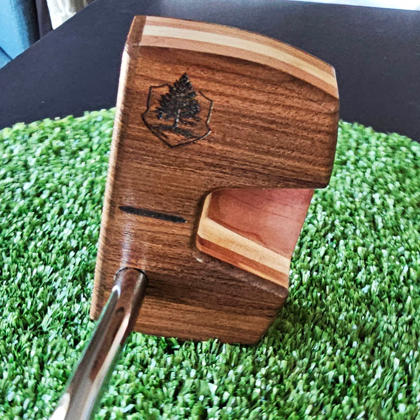 Bolivian Rosewood Red Cedar and Maple Woodrich Regal wood putter