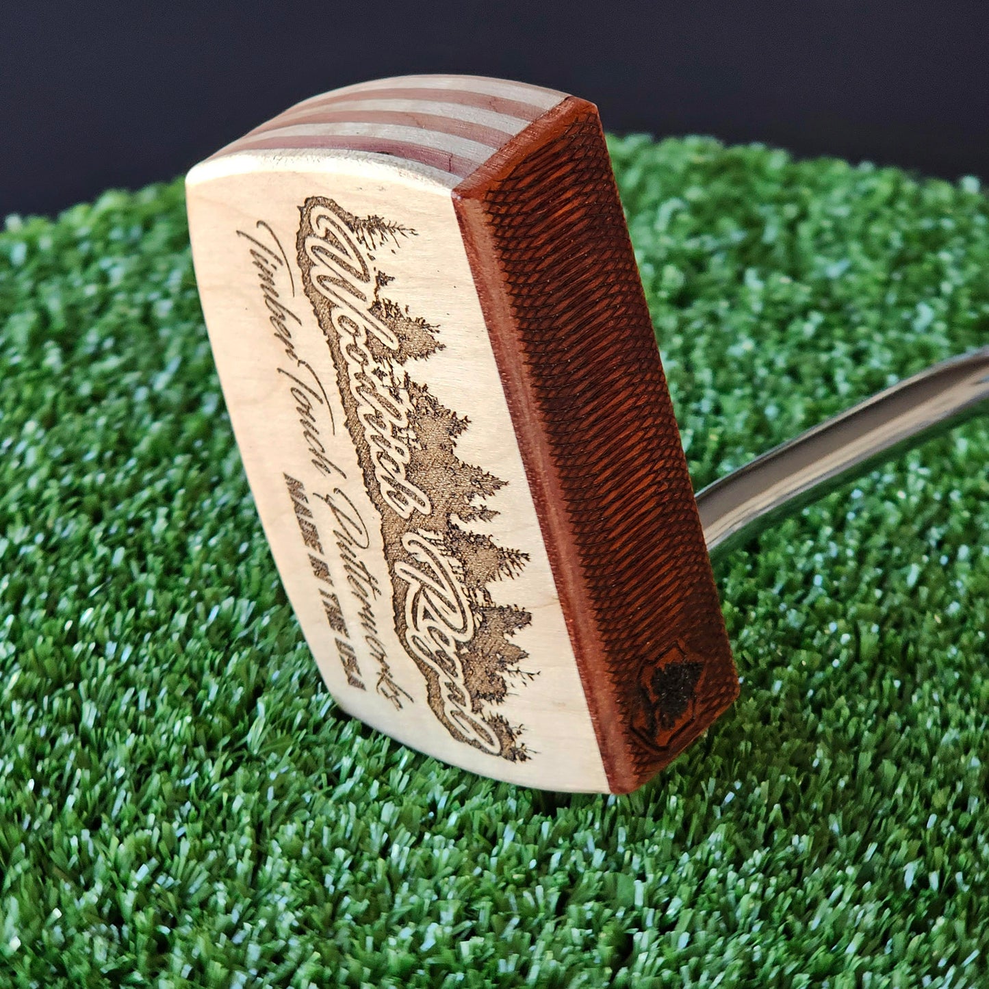 Bloodwood Maple and Cedar wood Woodrich Regal wood putter