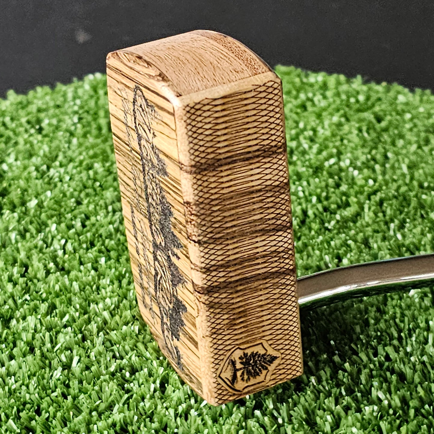 Zebrawood and Mahogany Woodrich Regal wood putter