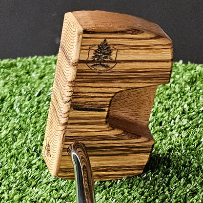 Zebrawood and Mahogany Woodrich Regal wood putter