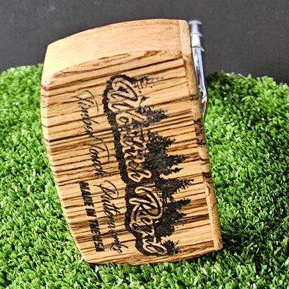 Zebrawood and Mahogany Woodrich Regal wood putter