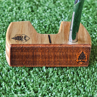 Canarywood Padauk and multi wood Woodrich Regal wood putter