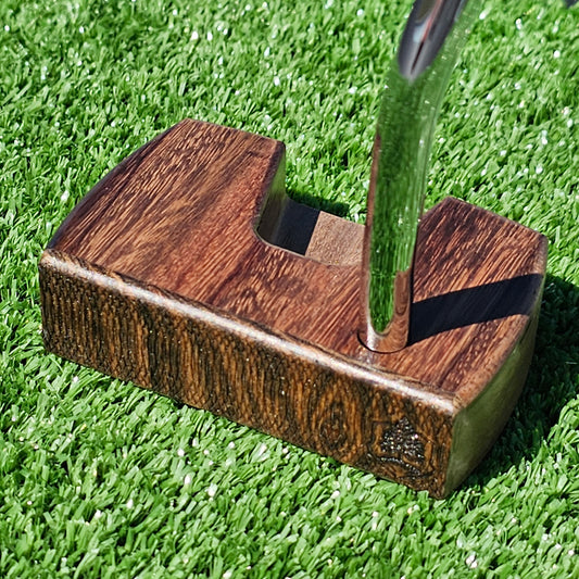 Bolivian Rosewood and walnut woodrich regal putter