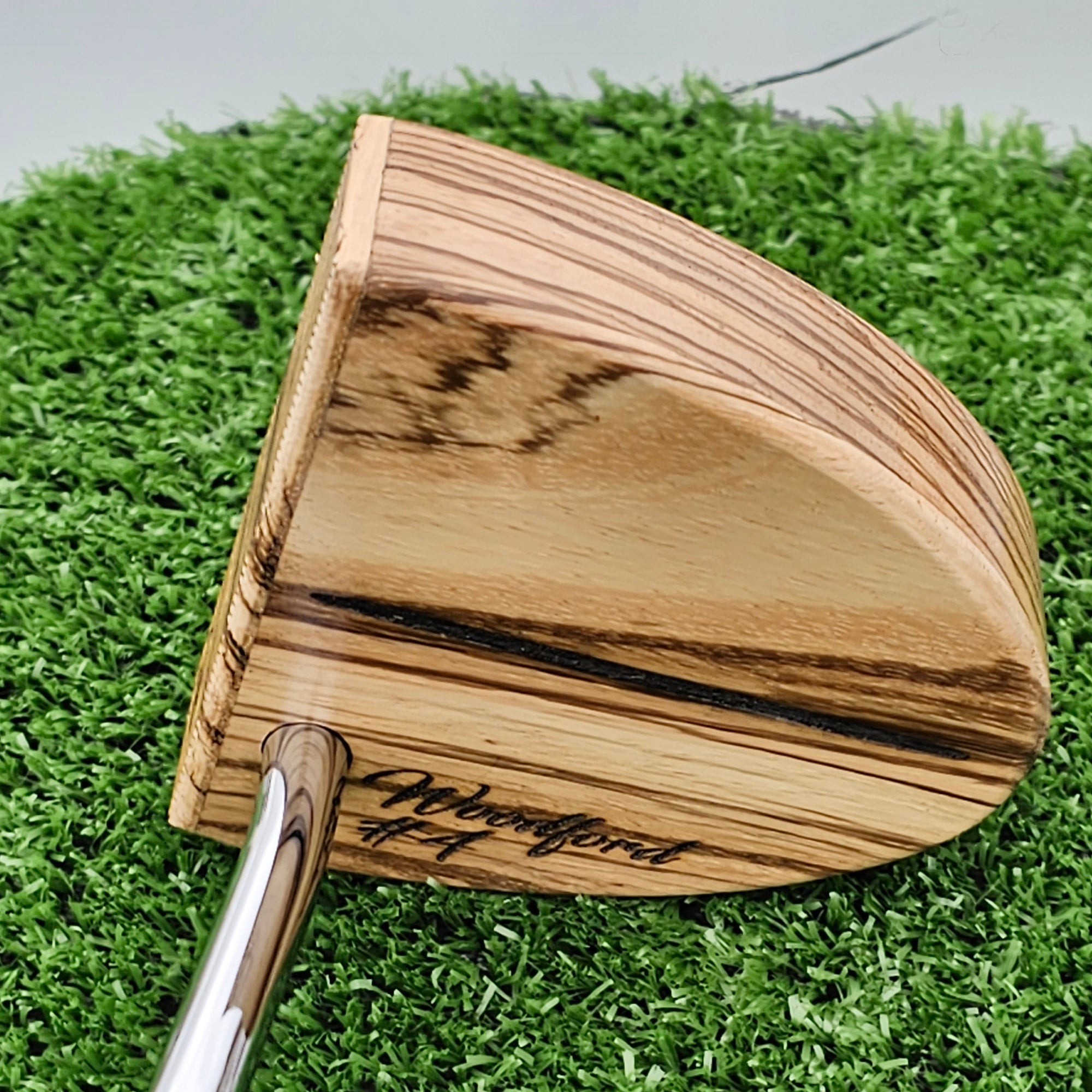Zebrawood Woodford Style putter – Timbertouch Putterworks