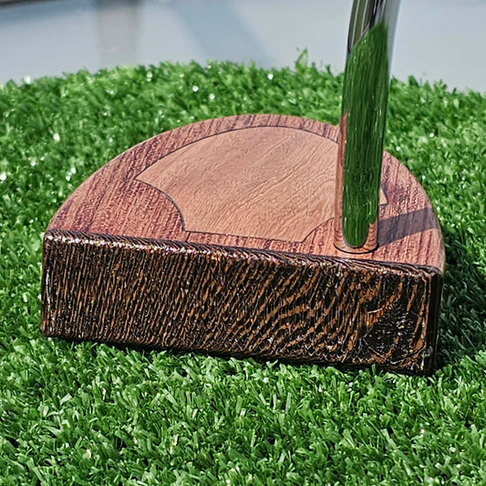 Babinga Wenge and various layered wood body wood blank putter for custom engraving