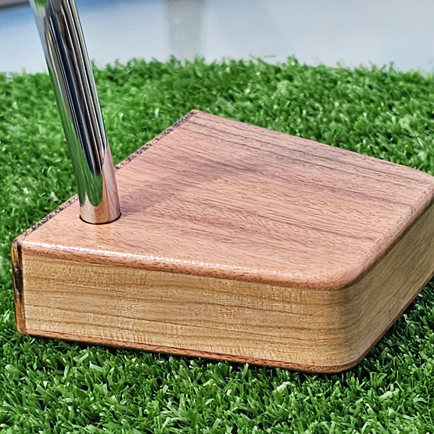 Rosewood Zebrawood and Oak wood blank putter for custom engraving