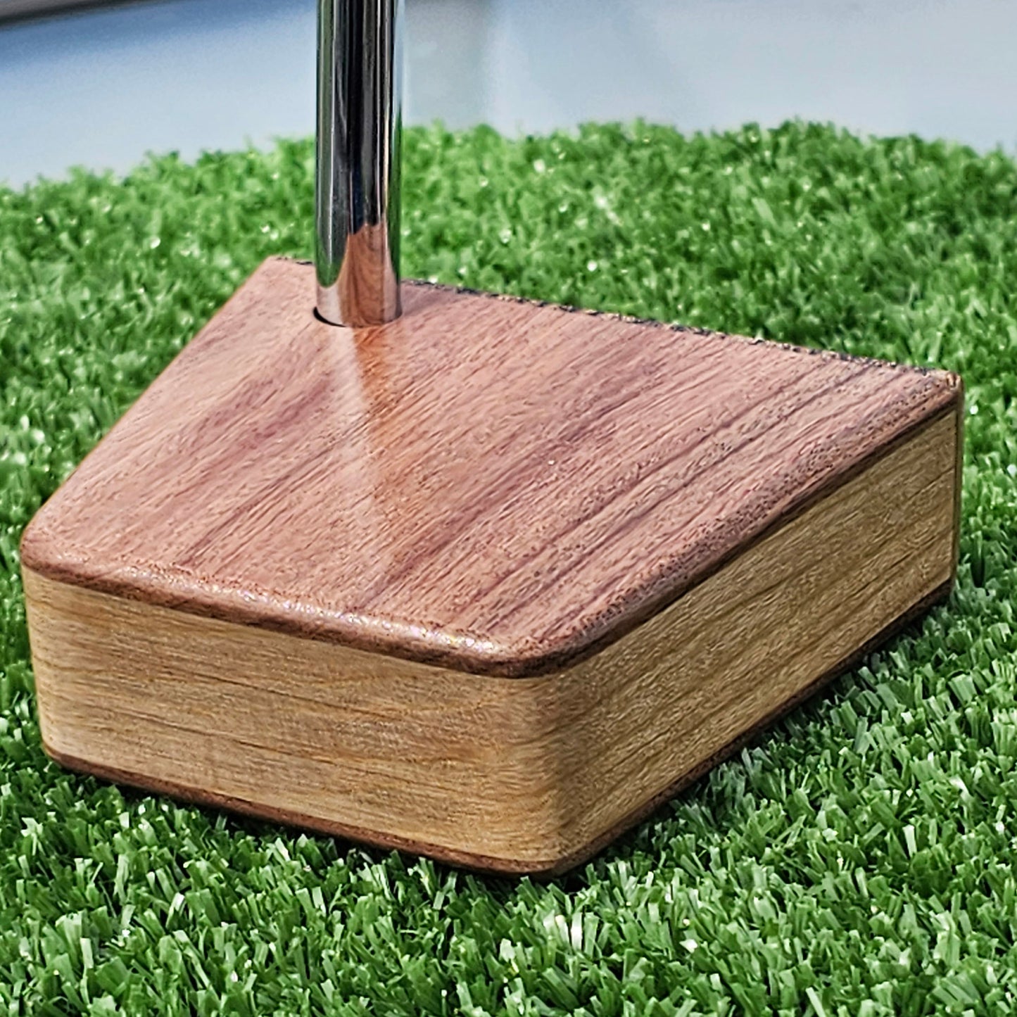 Rosewood Zebrawood and Oak wood blank putter for custom engraving