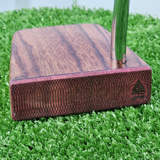 Rosewood Purpleheart and other exotics wood blank putter for custom engraving