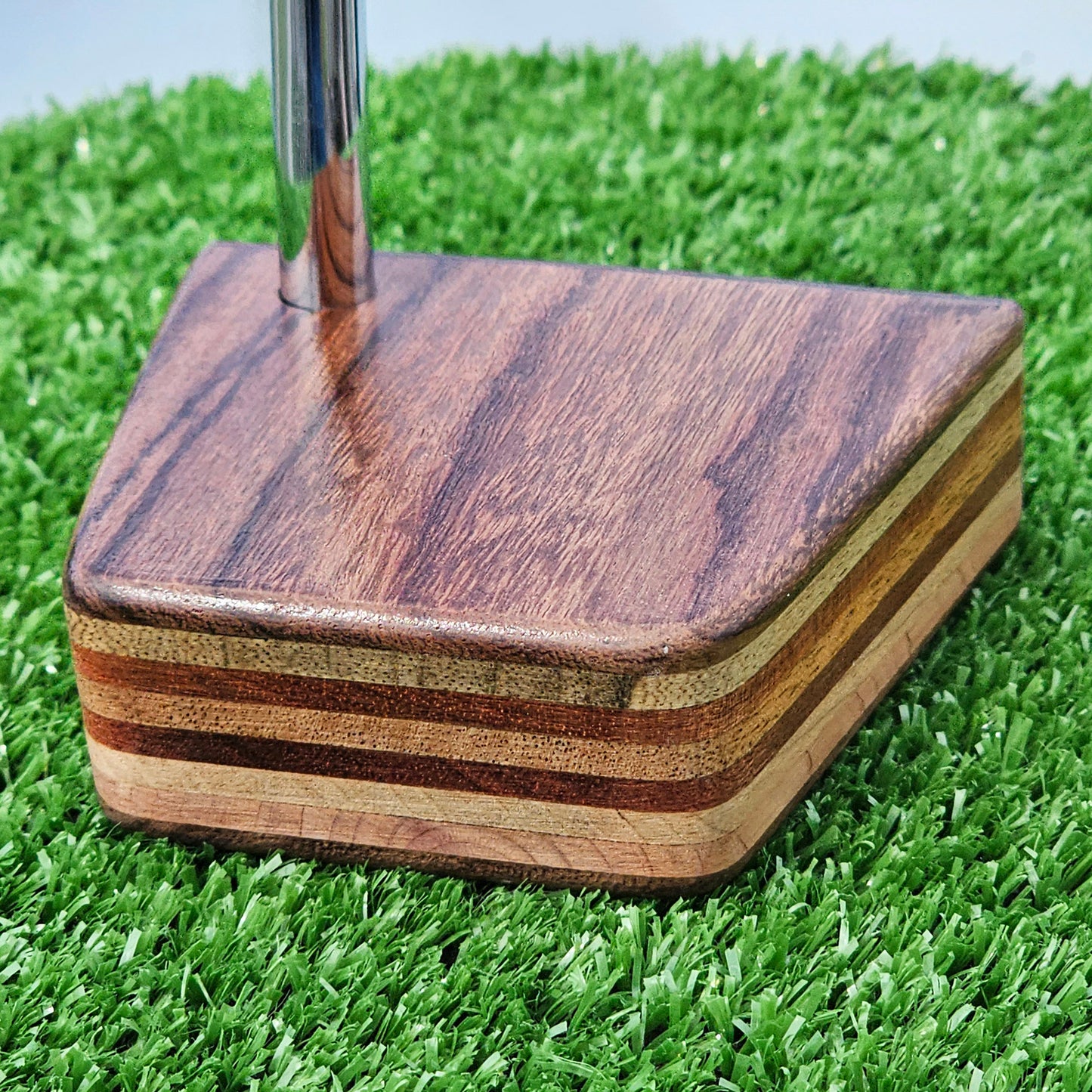 Rosewood Purpleheart and other exotics wood blank putter for custom engraving