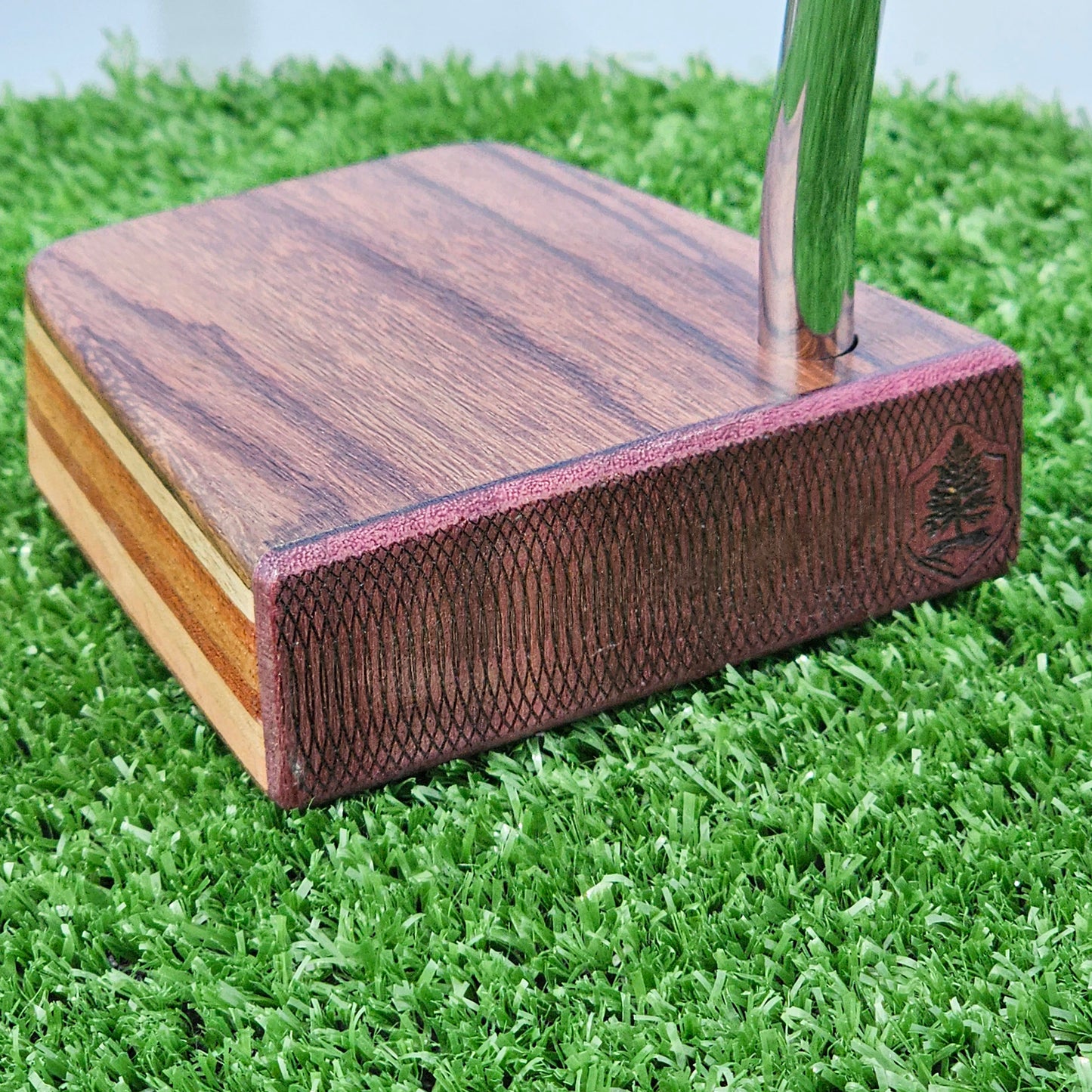 Rosewood Purpleheart and other exotics wood blank putter for custom engraving