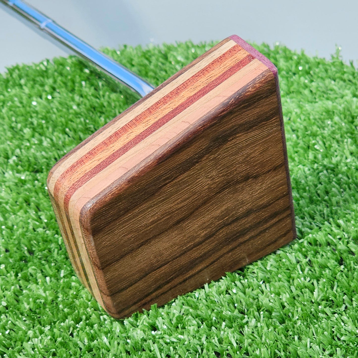 Rosewood Purpleheart and other exotics wood blank putter for custom engraving