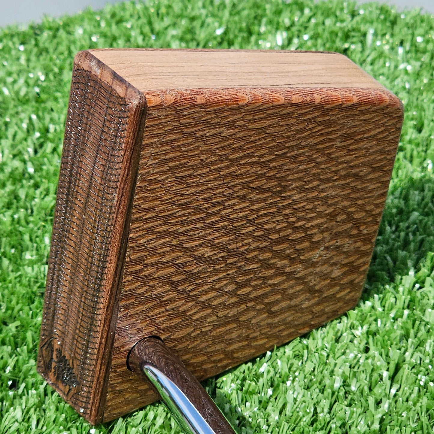 Lacewood Rosewood and Oak wood blank putter for custom engraving