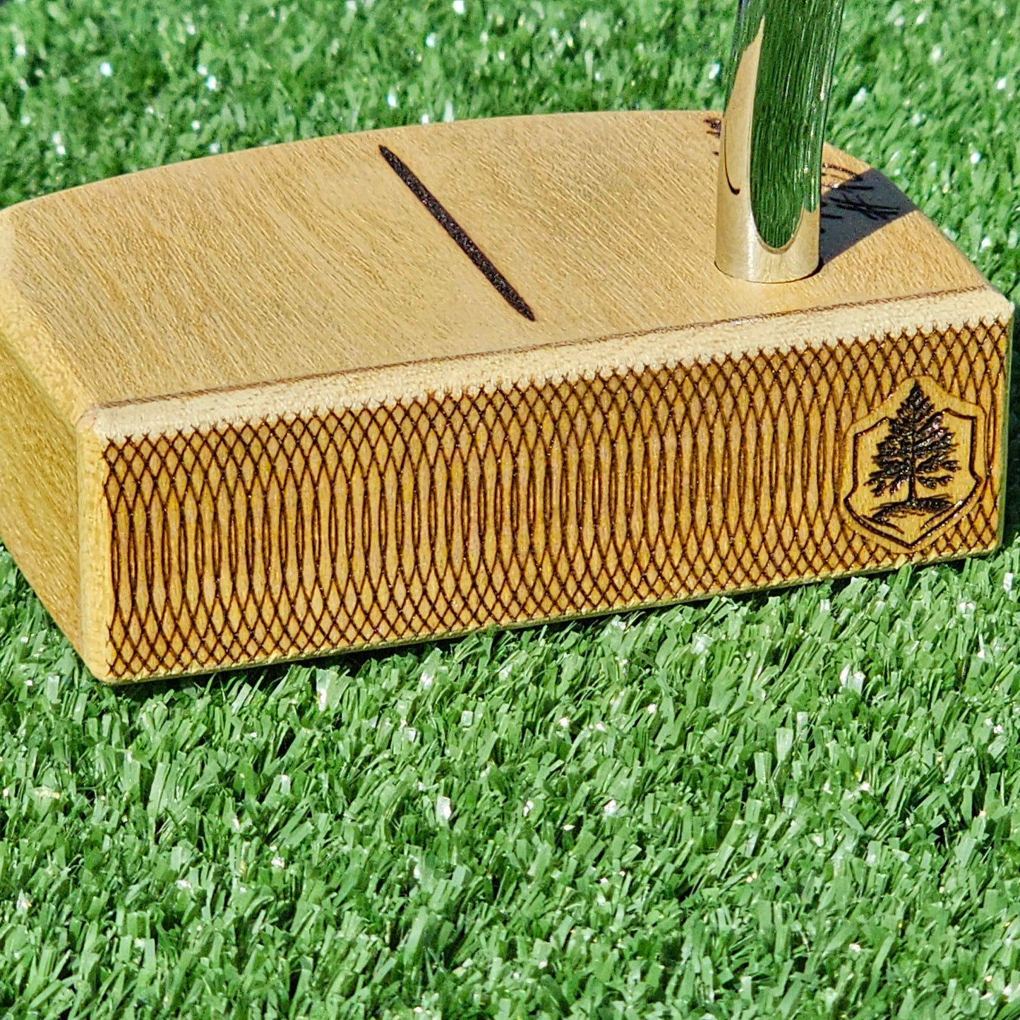 Yellowheart exotic wood putter   Spectacular rich look