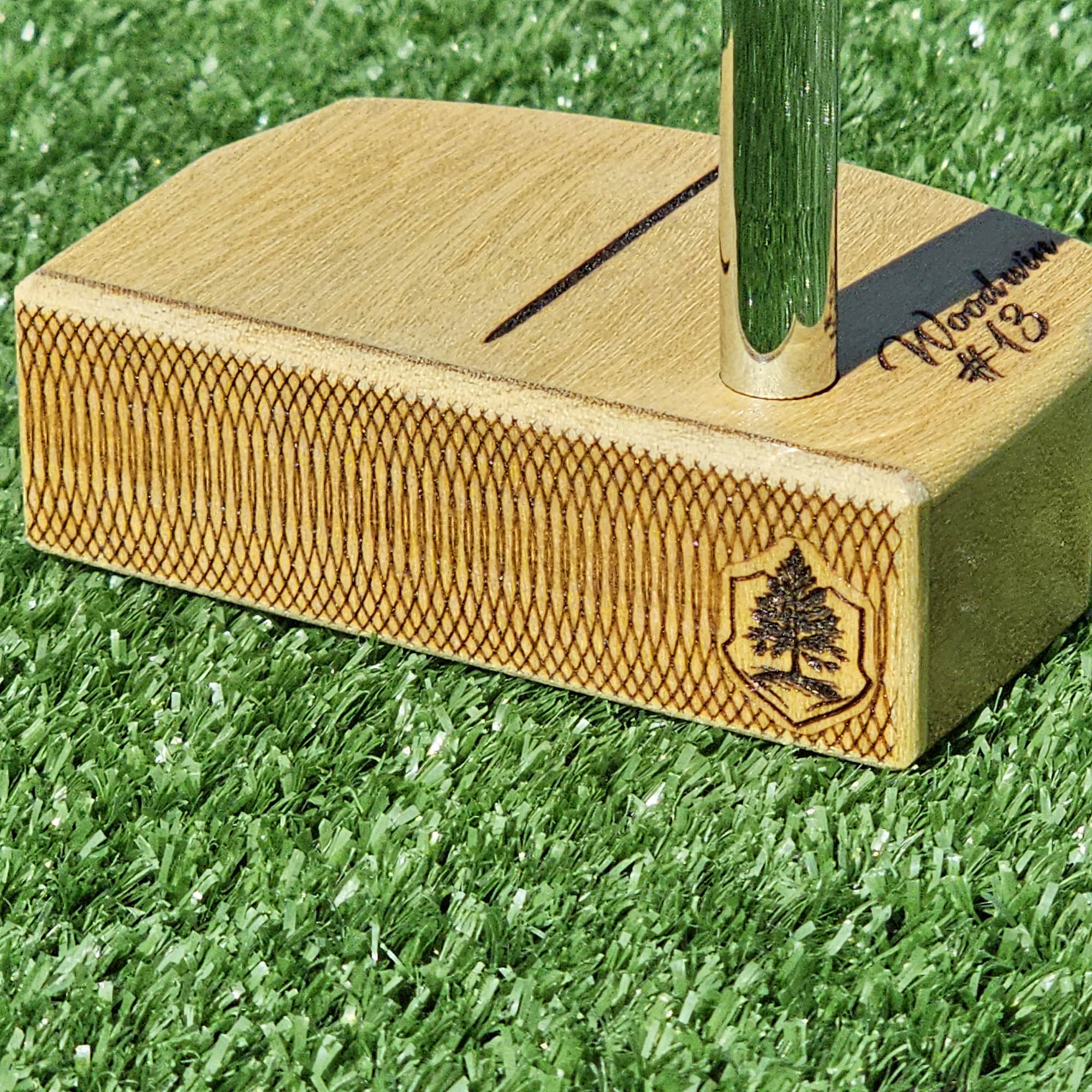 Yellowheart exotic wood putter   Spectacular rich look