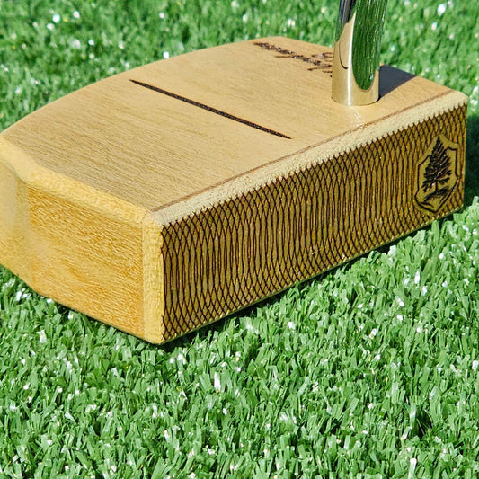 Yellowheart exotic wood putter   Spectacular rich look