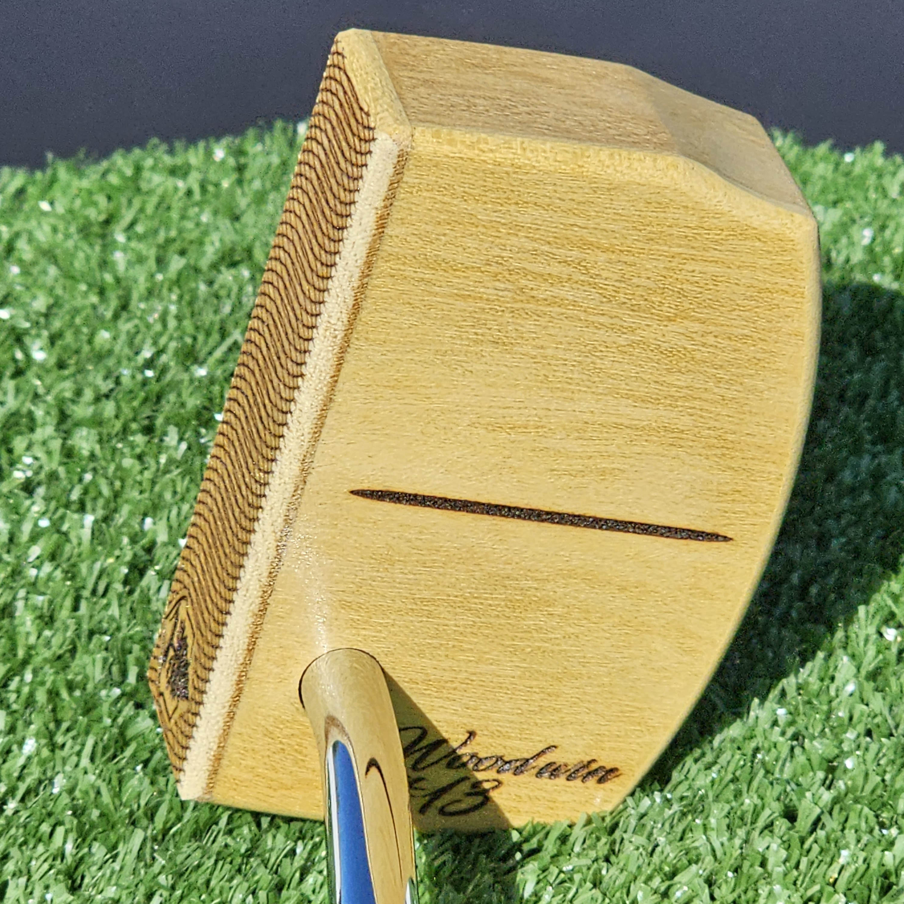 Yellowheart exotic wood putter   Spectacular rich look