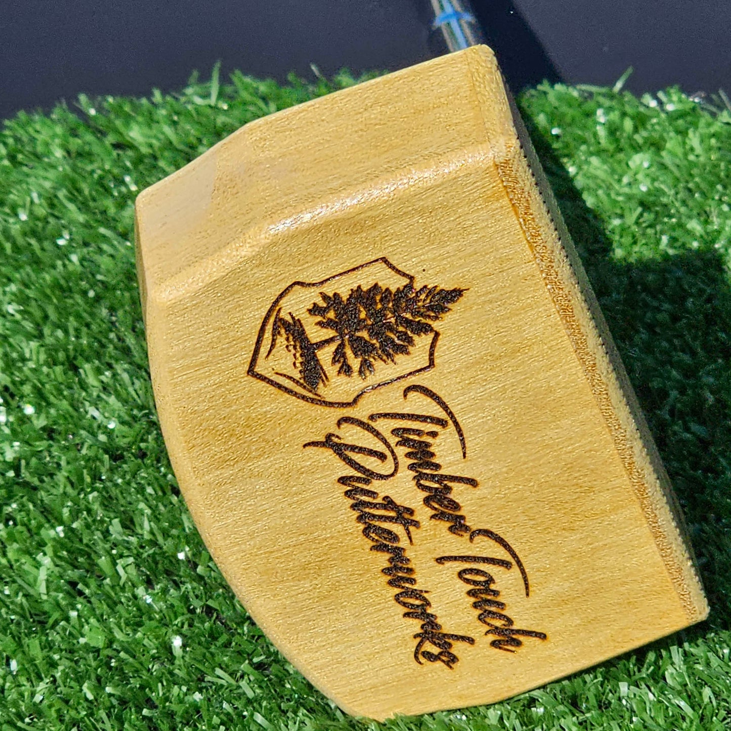 Yellowheart exotic wood putter   Spectacular rich look