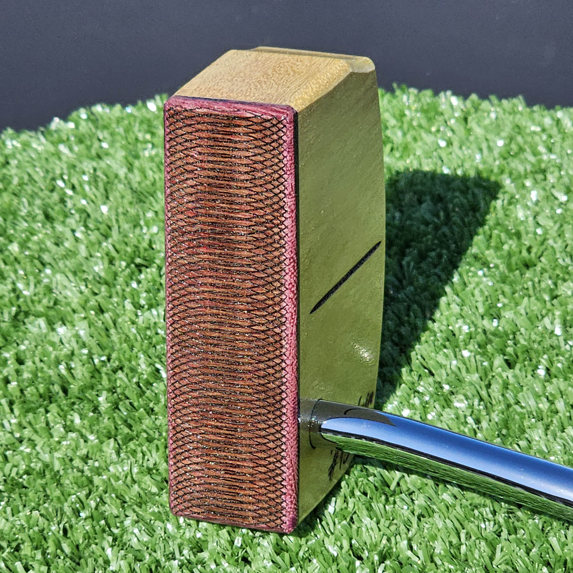 Yellowheart body putter with Padauk Face plate