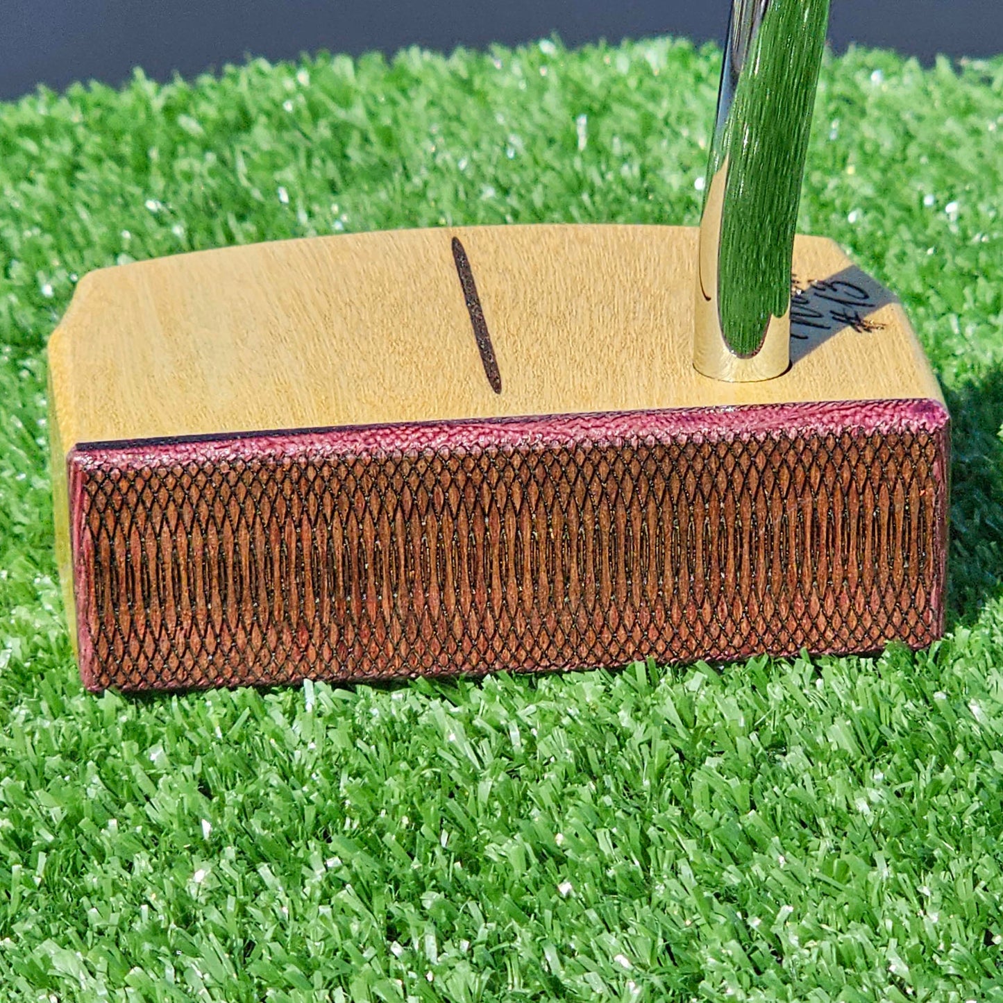 Yellowheart body putter with Padauk Face plate