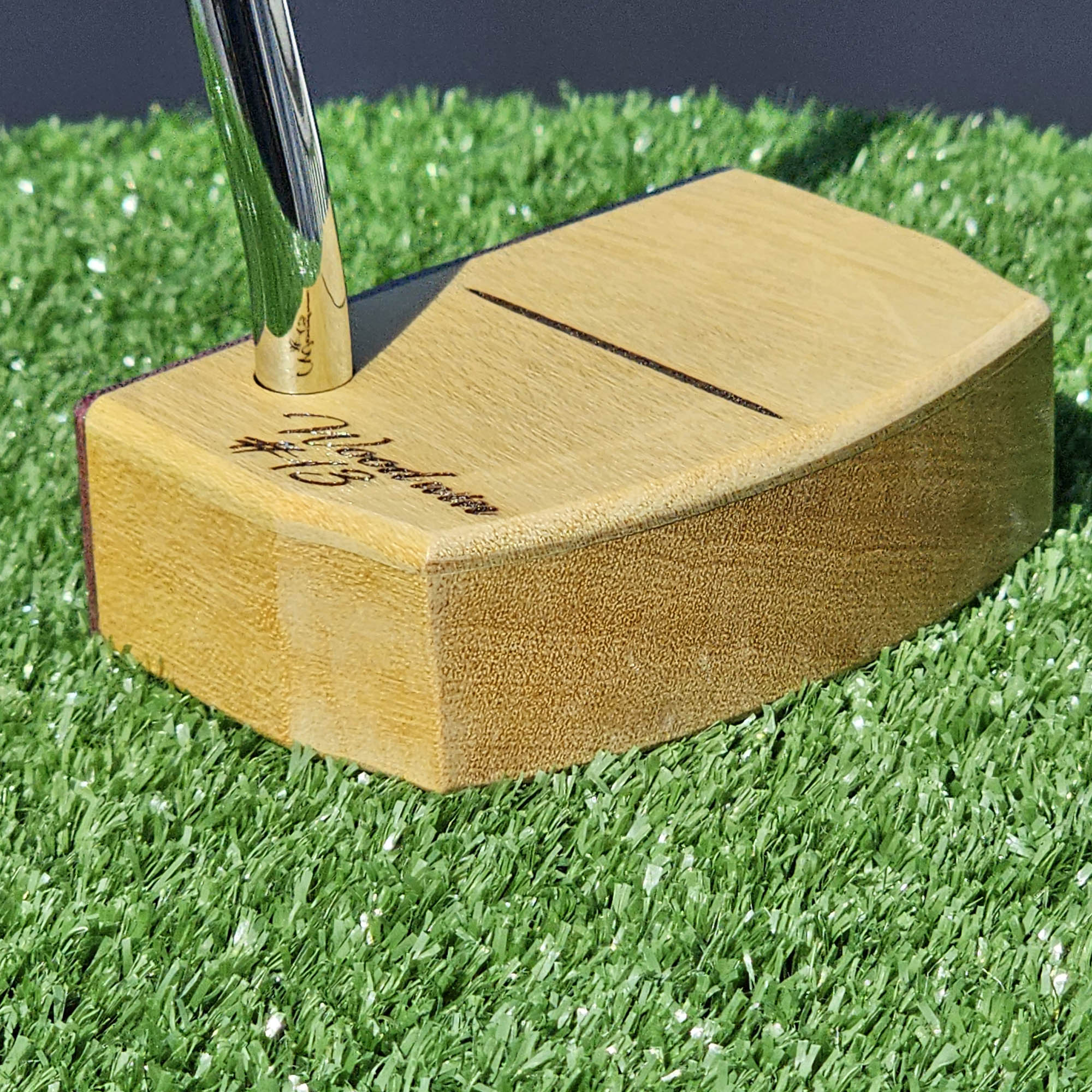 Yellowheart body putter with Padauk Face plate