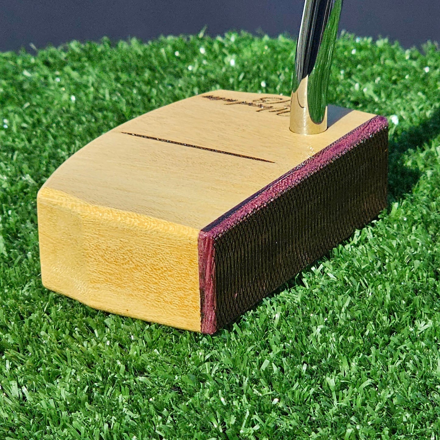 Yellowheart body putter with Padauk Face plate