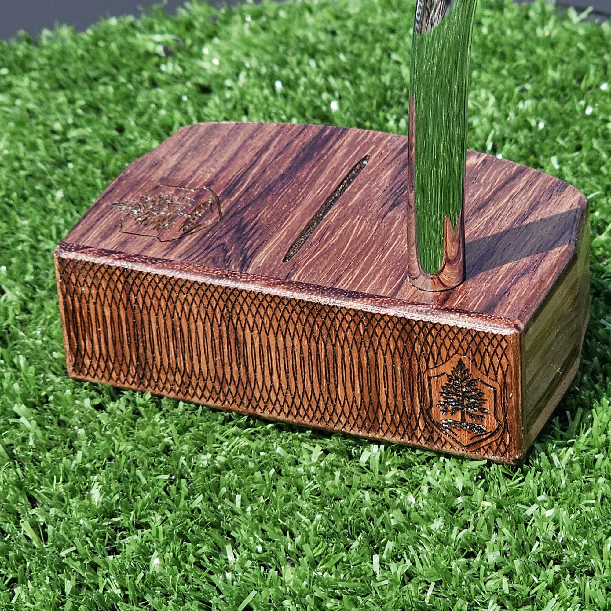 Rosewood Woodwin putter with layered body