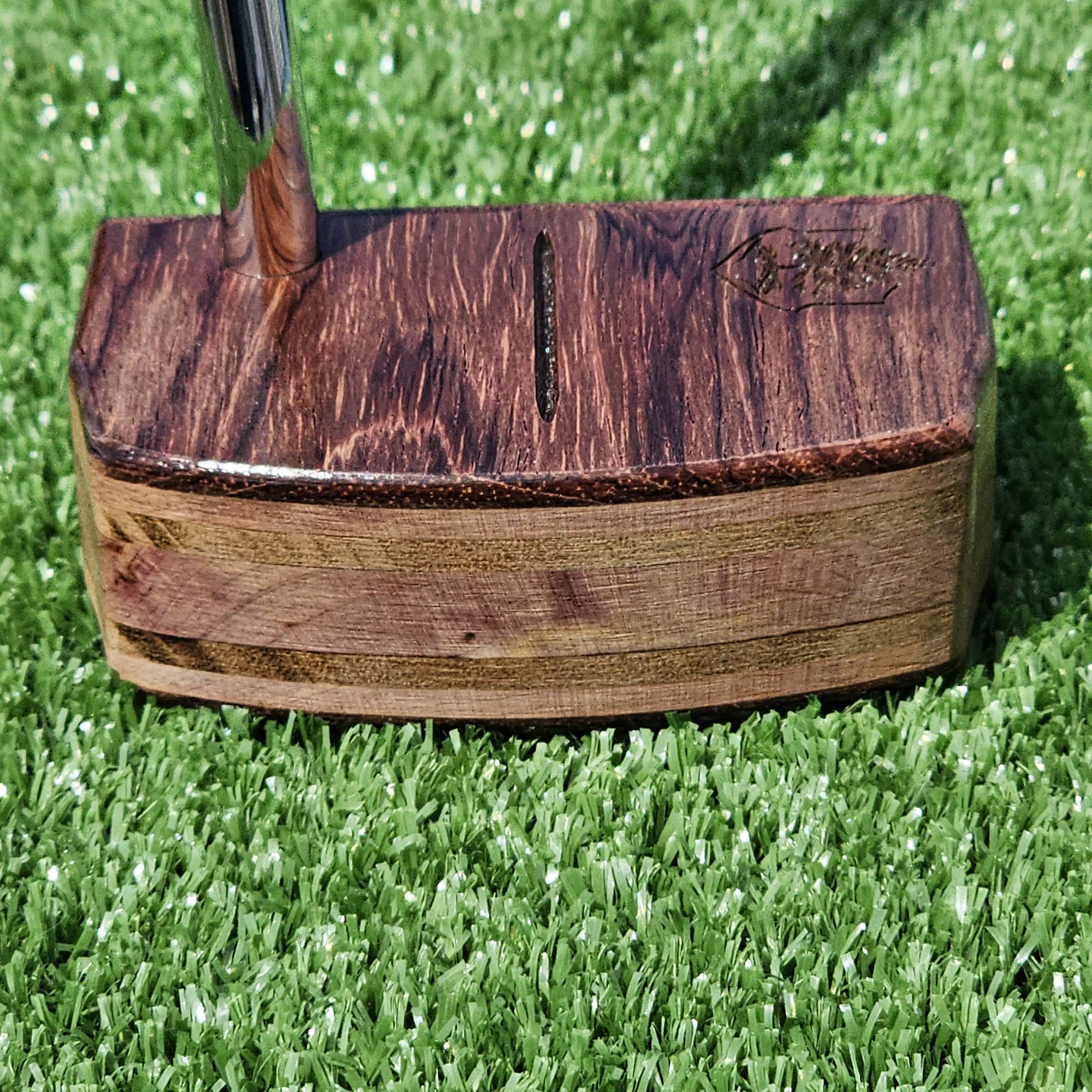 Rosewood Woodwin putter with layered body