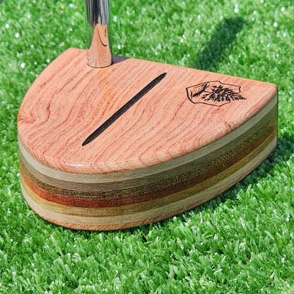 Bubinga exotic wood Woodford putter with Cedar and layered body