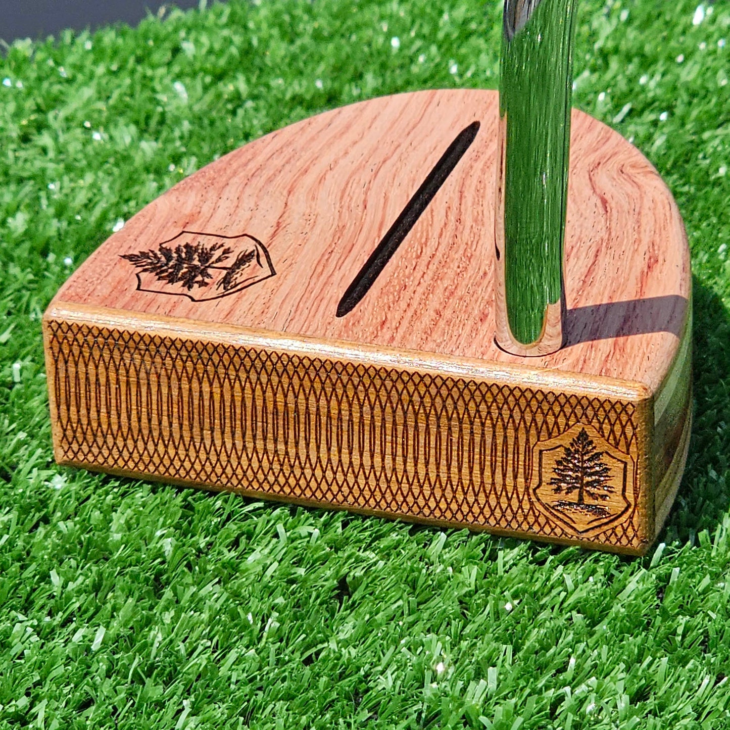 Bubinga exotic wood Woodford putter with Cedar and layered body