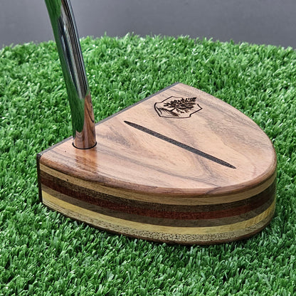 Rosewood and Wenge putter with exotic multi wood body