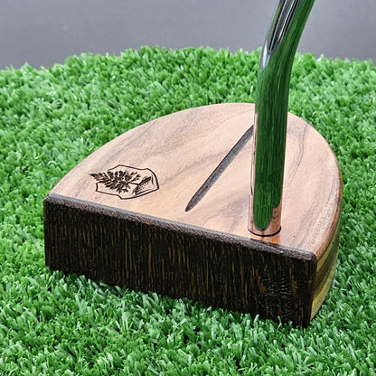 Rosewood and Wenge putter with exotic multi wood body