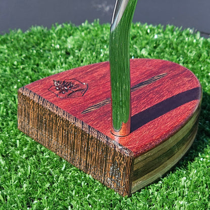 Bloodwood exotic wood Woodford putter with Wenge and many wood body