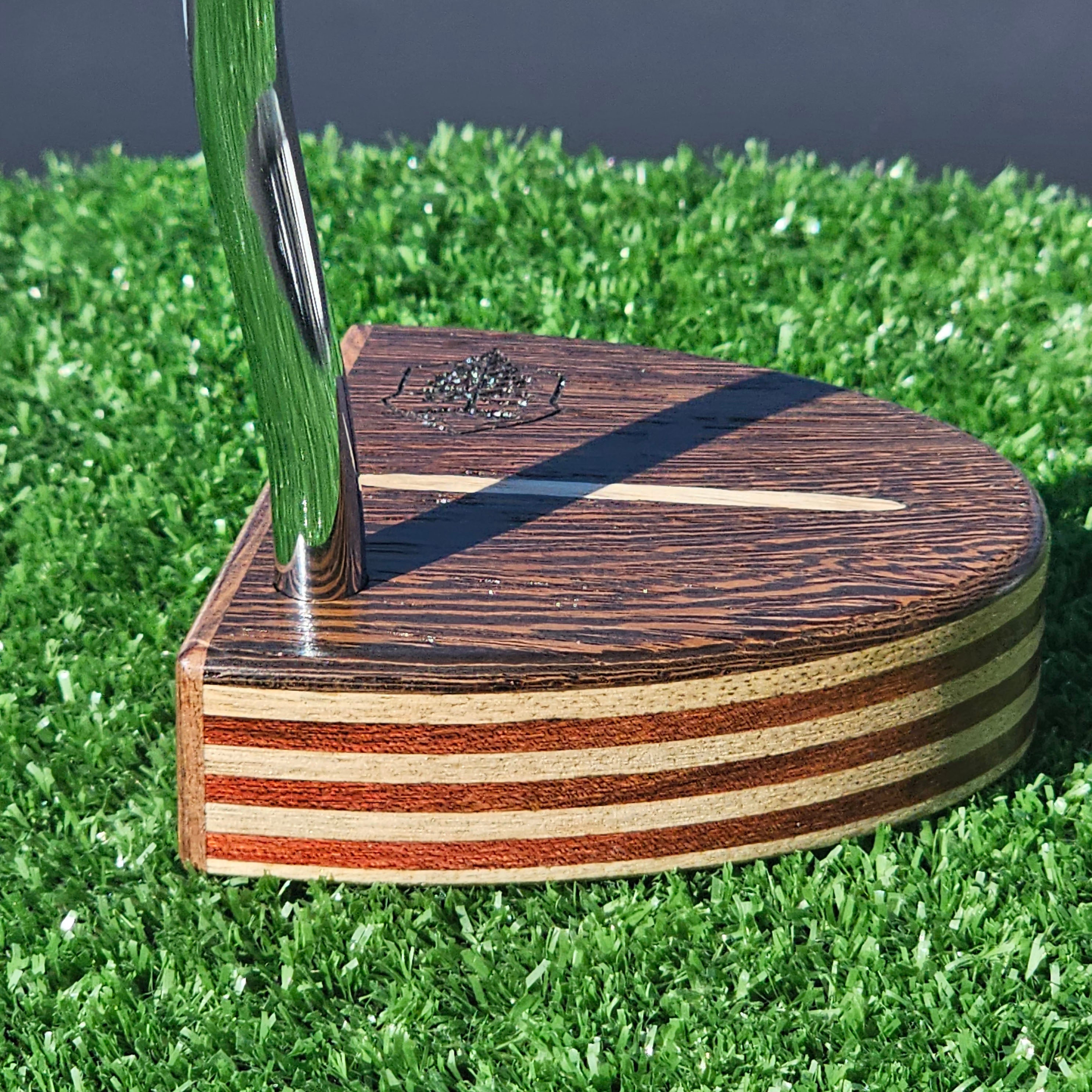 Wenge Padauk and White Limba Woodford Putter