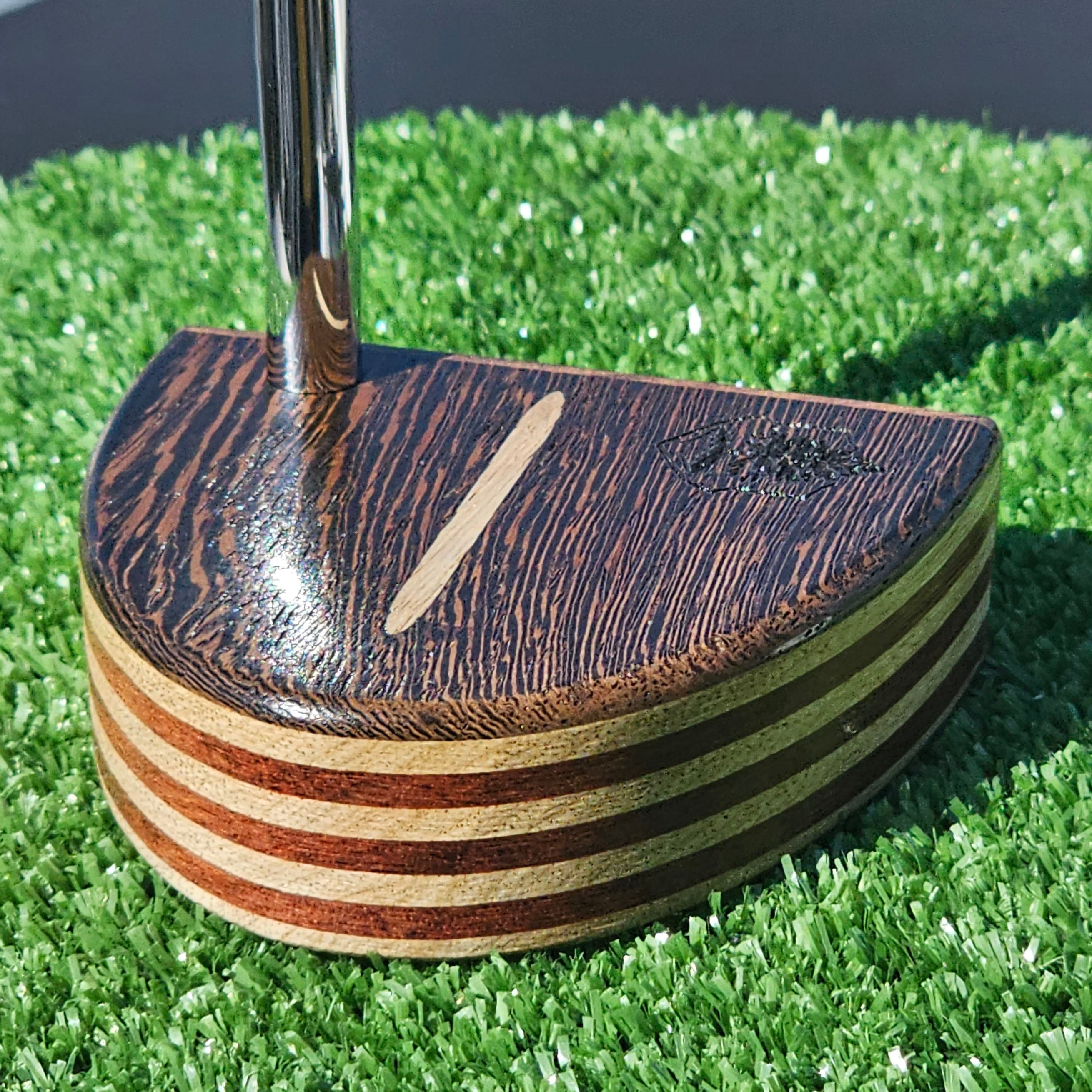 Wenge Padauk and White Limba Woodford Putter