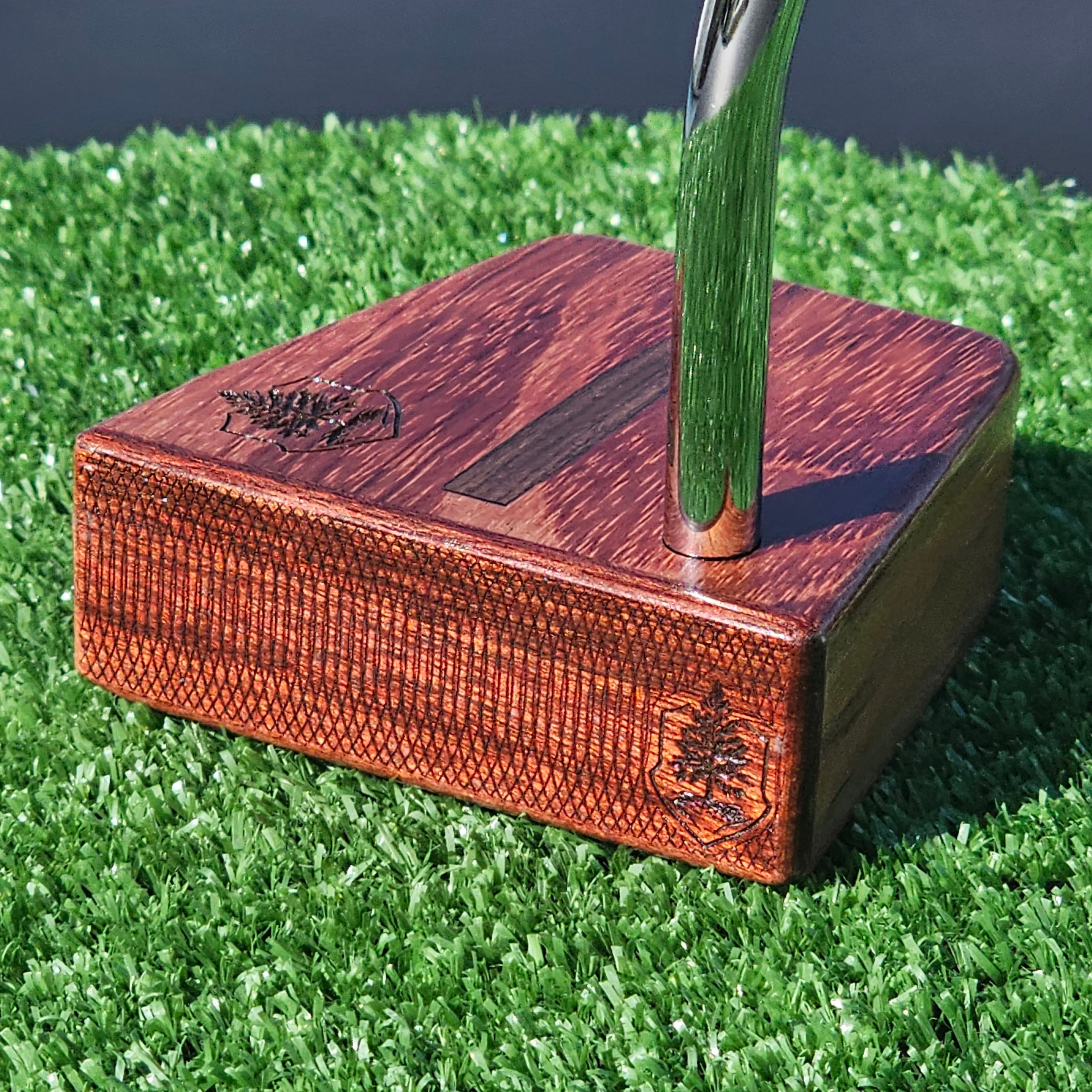 Bubinga wood Padauk with Rosewood inlay